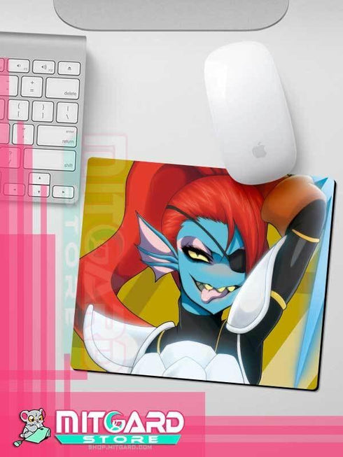 UNDERTALE Undine-V1 Mousepad Standard Size desk pad - 1